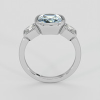 2.76 Ct. Bi Color Sapphire Ring, 14K White Gold 3