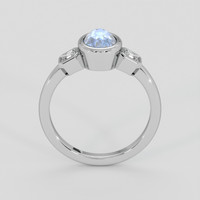 1.58 Ct. Blue Sapphire Ring, 14K White Gold 3