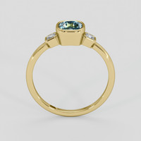 3.02 Ct. Bi Color / Parti Sapphire Ring, 10K Yellow Gold 3