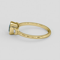 3.02 Ct. Bi Color / Parti Sapphire Ring, 10K Yellow Gold 4
