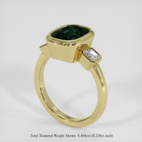 4.62 Ct. Color Change Sapphire Ring, 14K Yellow Gold 2