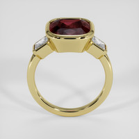5.78 Ct. Reddish Orange Sapphire Ring, 14K Yellow Gold 3
