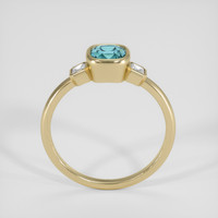3.02 Ct. Bi Color / Parti Sapphire Ring, 14K Yellow Gold 3
