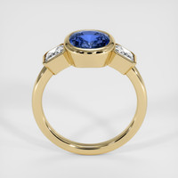 2.34 Ct. Blue Sapphire Ring, 18K Yellow Gold 3