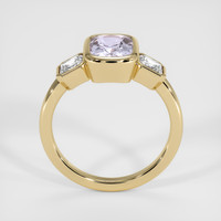 2.34 Ct. Purple Sapphire Ring, 18K Yellow Gold 3