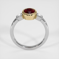 1.57 Ct. Ruby Ring, 14K Yellow & White 3
