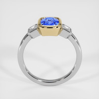 1.64 Ct. Blue Sapphire Ring, 14K Yellow & White 3