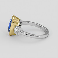 4.59 Ct. Blue Sapphire Ring, 18K Yellow & White 4