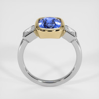 2.51 Ct. Blue Sapphire Ring, 18K Yellow & White 3