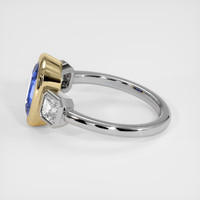 2.51 Ct. Blue Sapphire Ring, 18K Yellow & White 4