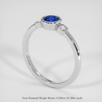 0.94 Ct. Sapphire Ring, Platinum 950 2