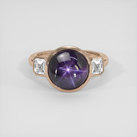 9.21 Ct. Purple Sapphire Ring, 18K Rose Gold 1