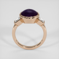 9.21 Ct. Purple Sapphire Ring, 18K Rose Gold 3