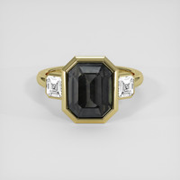 6.19 Ct. Color Change Sapphire Ring, 14K Yellow Gold 1