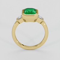 2.08 Ct. Emerald Ring, 18K Yellow Gold 3