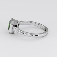 1.58 Ct. Green Sapphire Ring, Platinum 950 4