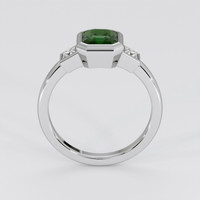 1.58 Ct. Green Sapphire Ring, 14K White Gold 3