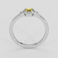 0.43 Ct. Yellow Sapphire Ring, 14K White Gold 3