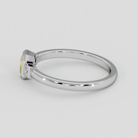 0.43 Ct. Yellow Sapphire Ring, 14K White Gold 4