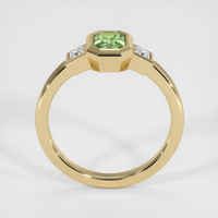 1.20 Ct. Green Sapphire Ring, 14K Yellow Gold 3