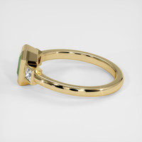 1.20 Ct. Green Sapphire Ring, 14K Yellow Gold 4