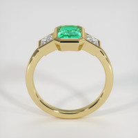 1.26 Ct. Emerald Ring, 18K Yellow Gold 3