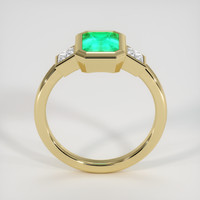 1.04 Ct. Emerald Ring, 18K Yellow Gold 3