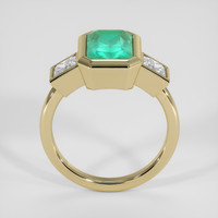 2.38 Ct. Emerald Ring, 18K Yellow Gold 3