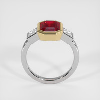 3.08 Ct. Ruby Ring, 14K Yellow & White 3