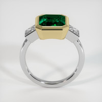 2.75 Ct. Emerald Ring, 18K Yellow & White 3