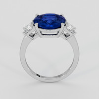 6.03 Ct. Blue Sapphire Ring, Platinum 950 3
