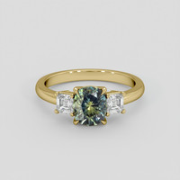 1.44 Ct. Bi Color Sapphire Ring, 14K Yellow Gold 1