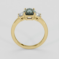 1.44 Ct. Bi Color Sapphire Ring, 14K Yellow Gold 3