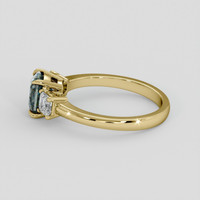1.44 Ct. Bi Color Sapphire Ring, 14K Yellow Gold 4