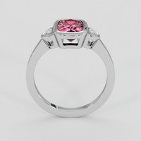 2.09 Ct. Pink Spinel Ring, Platinum 950 3
