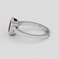2.09 Ct. Pink Spinel Ring, Platinum 950 4