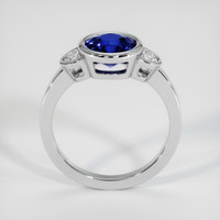 2.24 Ct. Blue Sapphire Ring, Platinum 950 3