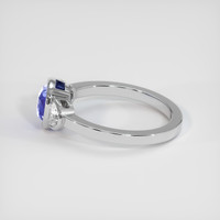 1.31 Ct. Bi Color Sapphire Ring, Platinum 950 4