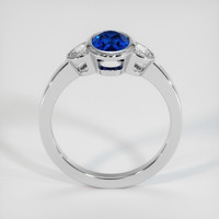1.08 Ct. Blue Sapphire Ring, Platinum 950 3
