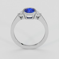 1.22 Ct. Blue Sapphire Ring, Platinum 950 3