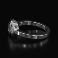 2.26 Ct. Sapphire Ring, Platinum 950 4