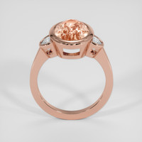 5.09 Ct. Padparadscha Sapphire Ring, 14K Rose Gold 3