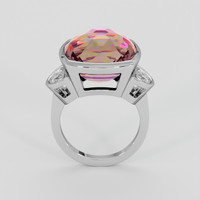 14.19 Ct. Bi Color Ametrine Ring, Silver 3