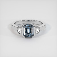 2.19 Ct. Gemstone Ring, 14K White Gold 1