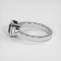2.19 Ct. Gemstone Ring, 14K White Gold 4