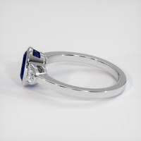 1.08 Ct. Blue Sapphire Ring, 14K White Gold 4