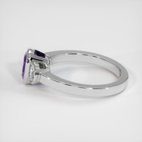 1.60 Ct. Sapphire Ring, 14K White Gold 4