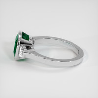 2.41 Ct. Emerald Ring, 18K White Gold 4