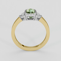1.57 Ct. Bi Color Sapphire Ring, 14K White & Yellow 3