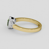 1.57 Ct. Bi Color Sapphire Ring, 14K White & Yellow 4